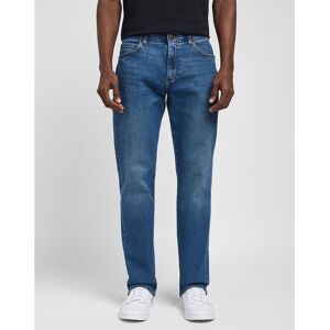 Lee Extreme Motion Straight Jeans Blå 34 / 36 Mand