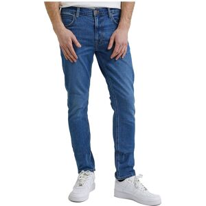 Lee Luke Slim Tappered Fit Jeans Blå 31 / 34 Mand