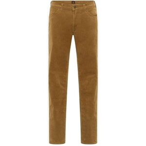 Lee Daren Fly Regular Straight Fit Jeans Brun 34 / 34 Mand