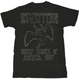 Bengans Led Zeppelin - Unisex T-Shirt: USA '77. (XX-Large)