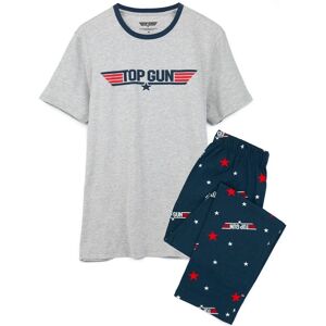 Top Gun Langt pyjamasæt med logo til mænd