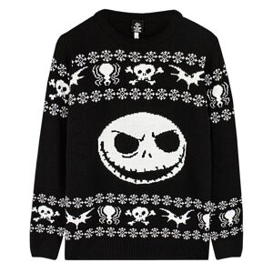 Nightmare Before Christmas Unisex Jack Skellington-strikket trøje til voksne