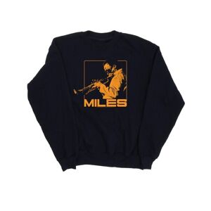 Miles Davis Mens Orange Square Sweatshirt