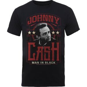 Johnny Cash Unisex T-Shirt: Man In Black (X-Large)