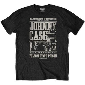 Johnny Cash Unisex Eco T-Shirt: Prison Poster (Small)