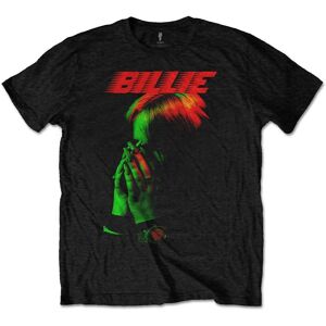 Billie Eilish Unisex T-Shirt: Hands Face (Medium)