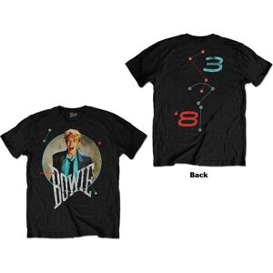 David Bowie Unisex T-Shirt: Circle Scream (Back Print) (Medium)