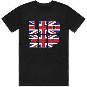 Led Zeppelin Unisex T-Shirt: Union Jack Type (XX-Large)