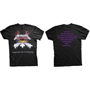 Metallica Unisex T-Shirt: Master of Puppets (Back Print) (Medium)