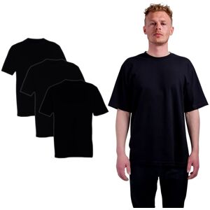 Simple Organics 3-pack, Økologisk t-shirt, oversized, herre