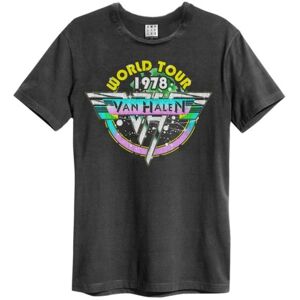 Van Halen: World Tour 78 Amplified Vintage Charcoal X Large T Shirt