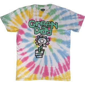 Green Day Unisex T-Shirt: Flower Pot (Wash Collection) (Medium)