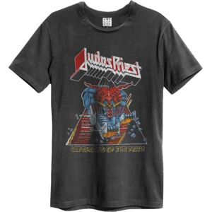 Judas Priest: Defenders Of The Faith Amplified X Large Vintage Charcoal T Shirt