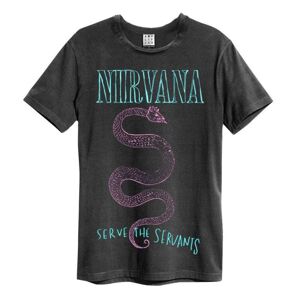 Nirvana: Serve The Serpents Amplified Vintage Charcoal Medium T Shirt