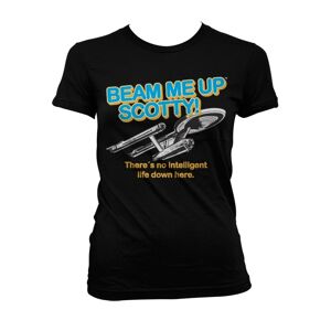 Star Trek - Beam Me Up Scotty Girly T-Shirt Medium