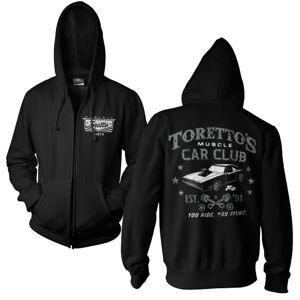 Fast & Furious 8 Toretto's Muscle Car Club Zipped Hoodie Small