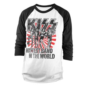 Suicide Squad KISS - Hottest Band In The World Baseball Long Sleeve Tee X-Large