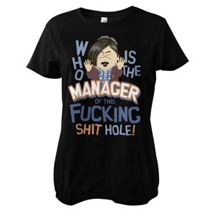 SOUTH PARK Who Is The Manager Of This Shit Hole Girly Tee Medium