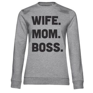 Miscellaneous Wife - Mom - Boss Girly Sweatshirt Medium