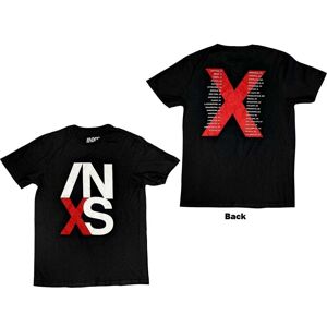 INXS Unisex T-Shirt: US Tour (Back Print) (Large)