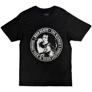 Bon Scott Unisex T-Shirt: TWGRRS Circle (X-Large)