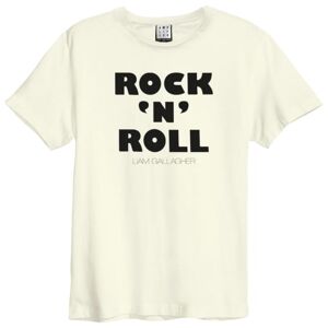 Liam Gallagher Rock N Roll Amplified Vintage White Large T Shirt
