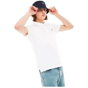 Lacoste Slim Fit Kortærmet Poloshirt Petit Piqué Hvid S Mand