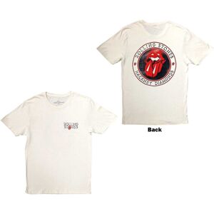 Kläder The Rolling Stones Unisex T-Shirt: Hackney Diamonds Circle Label (Back Print) (Large)
