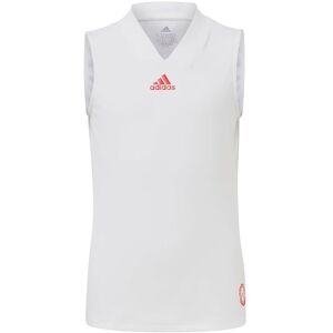 Adidas Ærmeløs T-shirt Q3 Match Hvid 7-8 Years