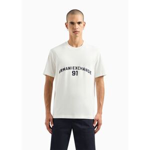 Giorgio Armani Exchange Kortærmet T-shirt 3dztlp_zjlfz Hvid L Mand