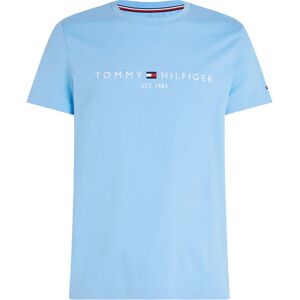 Tommy Hilfiger Kortærmet T-shirt Logo Blå 3XL Mand