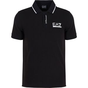 Giorgio Armani Ea7 Emporio Armani Kortærmet Polo 3dpf17 Sort 3XL Mand