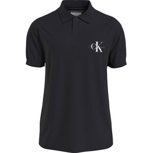 Calvin Klein Jeans Kortærmet Polo Monologo Polo Sort S Mand