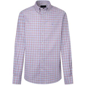 Hackett Lang ærmet Skjorte Summer Gingham Lilla S Mand