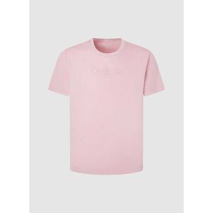 Pepe Jeans Emb Eggo T-shirt Med Korte ærmer Rosa XL Mand