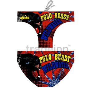 Turbo Svømning Kort Polo Beast Flerfarvet 5XL Mand