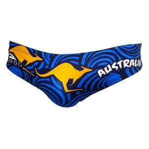 Turbo Svømning Kort Australia Blå M Mand