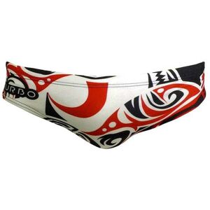 Turbo Svømning Kort Maori Skin Tattoo Hvid 5XL Mand