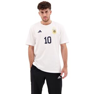 Adidas Kortærmet T-shirt Messi 10 Gfx Hvid XL Mand