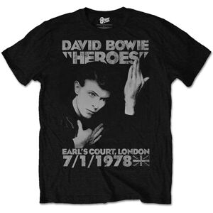 DAVID BOWIE - T-SHIRT, HEROES EARLS COURT