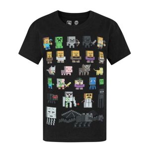 Minecraft Officiel T-shirt med Sprites-figurer til drenge