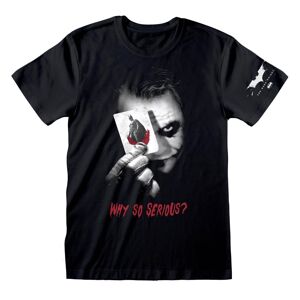 Batman: The Dark Knight Unisex T-shirt til voksne, hvorfor så seriøs?