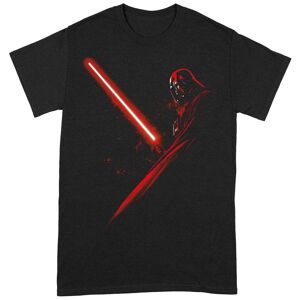 Star Wars Unisex Darth Vader lyssværd T-shirt til voksne