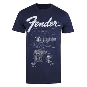 Fender T-shirt med patentprint til mænd