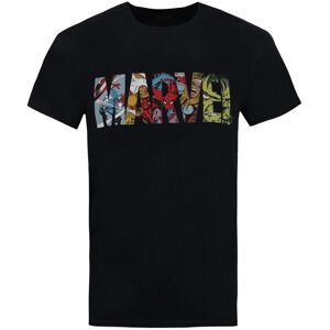 Marvel T-shirt med tegneserielogo til mænd