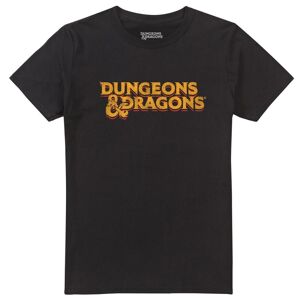 Dungeons & Dragons T-shirt med 70'er-logo til mænd