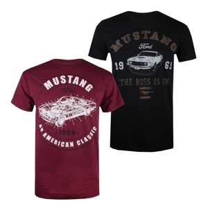 Ford Mustang T-shirt til mænd (pakke med 2)