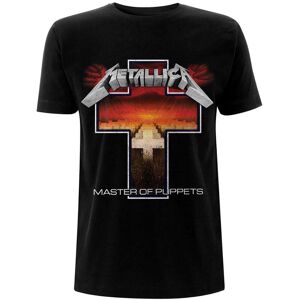 Metallica Unisex T-shirt med kryds og tværs af marionetdukkernes mester for voksne