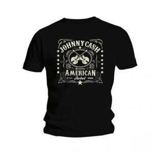 Johnny Cash Unisex T-shirt til voksne med amerikansk oprører