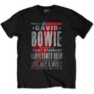 David Bowie Unisex T-shirt til voksne Hammersmith Odeon